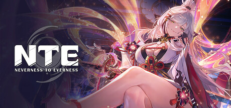 NTE: Neverness to Everness official Steam store header key art showing the urban fantasy city of Hethereau