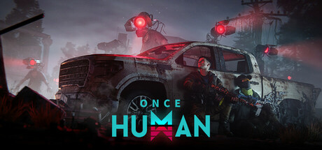 Once Human official Steam store header key art depicting post-apocalyptic survival